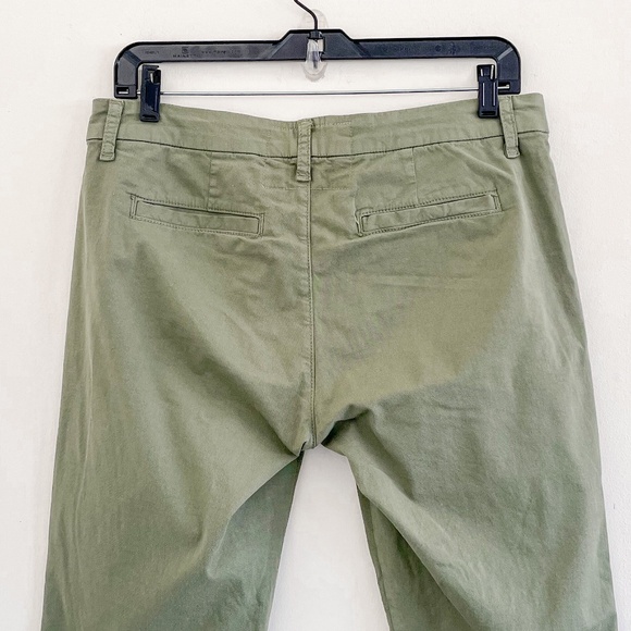 Frank & Eileen Wicklow Italian Performance Twill Chino Pants Green 6 - Picture 7 of 8